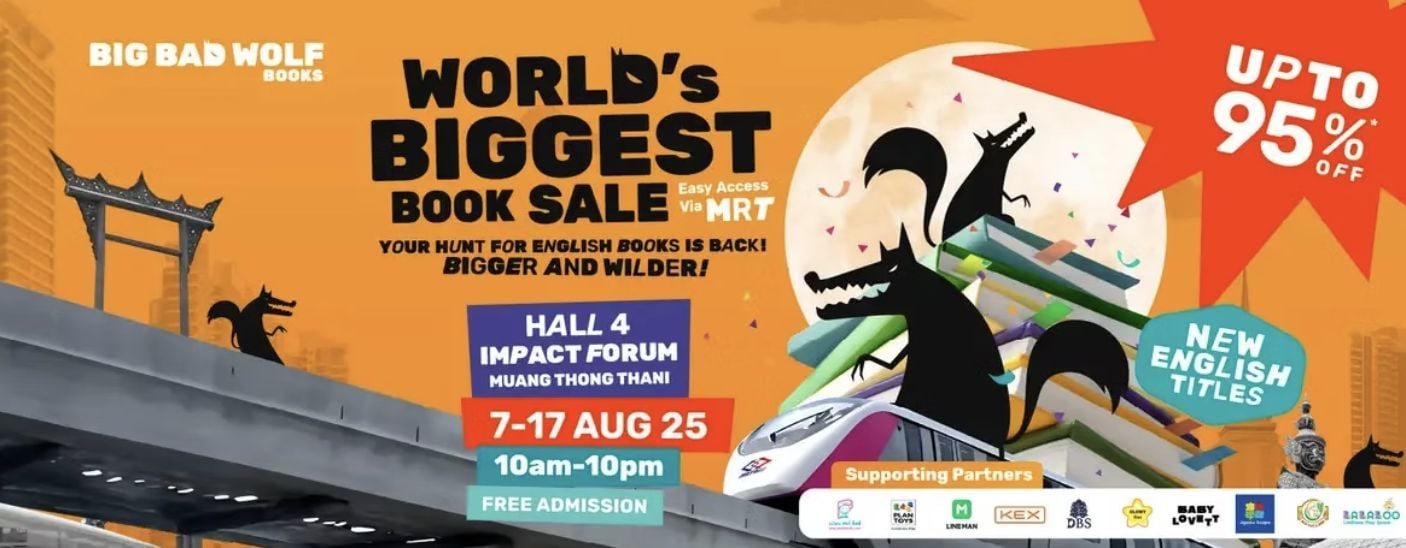 Big Bad Wolf Thailand at IMPACT Muang Thong Thani Bangkok
