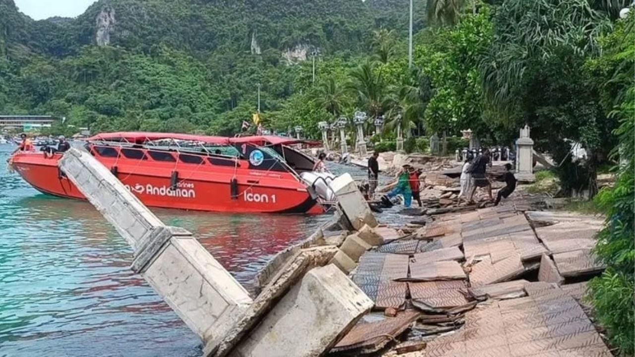 Набережная Пхи-Пхи в Южной Таиланде сталкивается с задержками в ремонте