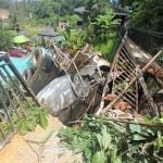 Cement truck flips in dramatic crash near Phuket café | Thaiger