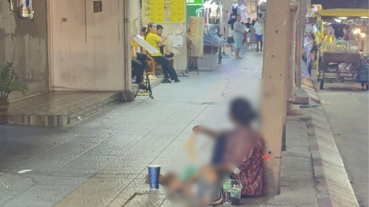 Cambodian beggars with babies flood Pattaya streets | Thaiger