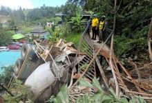 Police probe cement truck crash near Phuket café | Thaiger