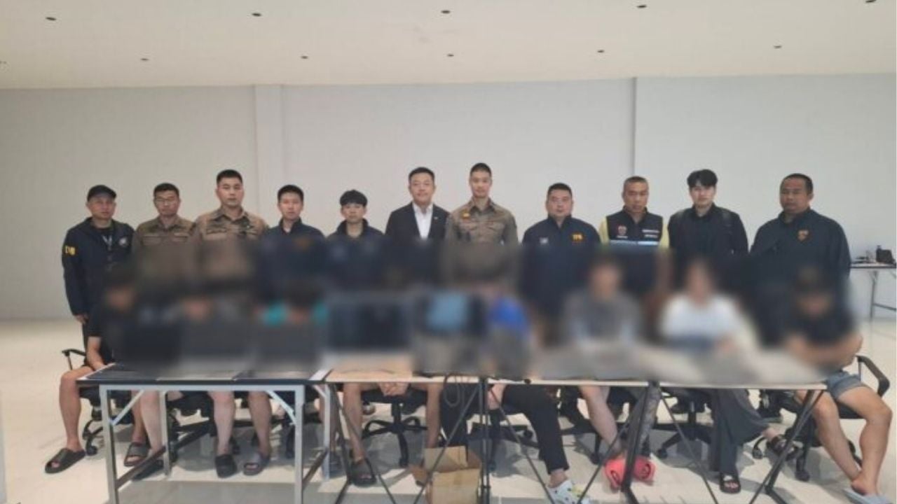 Busted: Korean-Chinese call centre gang raided in Chon Buri | Thaiger