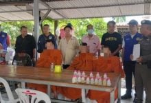 Thai monks busted at Phuket temple for meth use | Thaiger