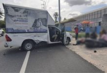 Pickup’s sudden turn leaves Pattaya bikers in agony | Thaiger