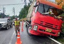 Outta control: Runaway truck ploughs into Patong ditch | Thaiger