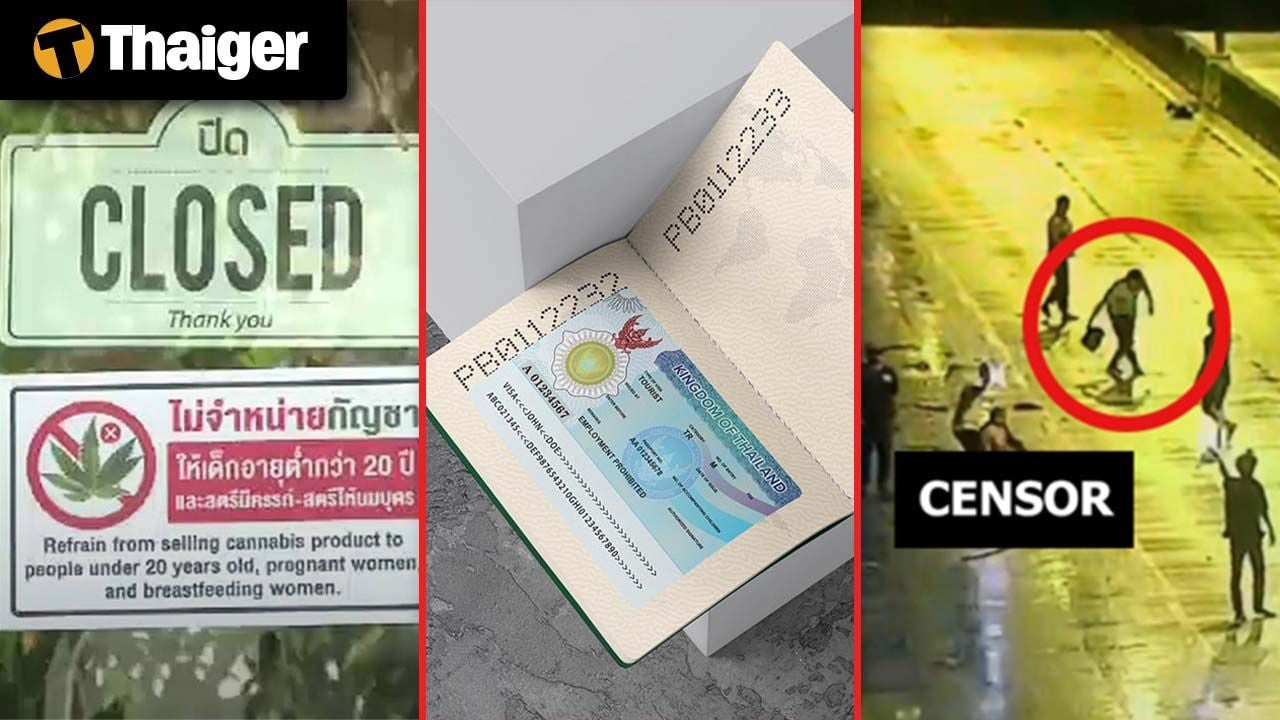 Thailand video news | Thailand forces closure of over 1,000 cannabis shops in major sweep, Alcohol-Free movement picks up among Thai teens | Thaiger