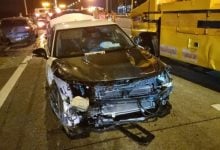 High-speed racing crash on expressway causes hefty pile up | Thaiger