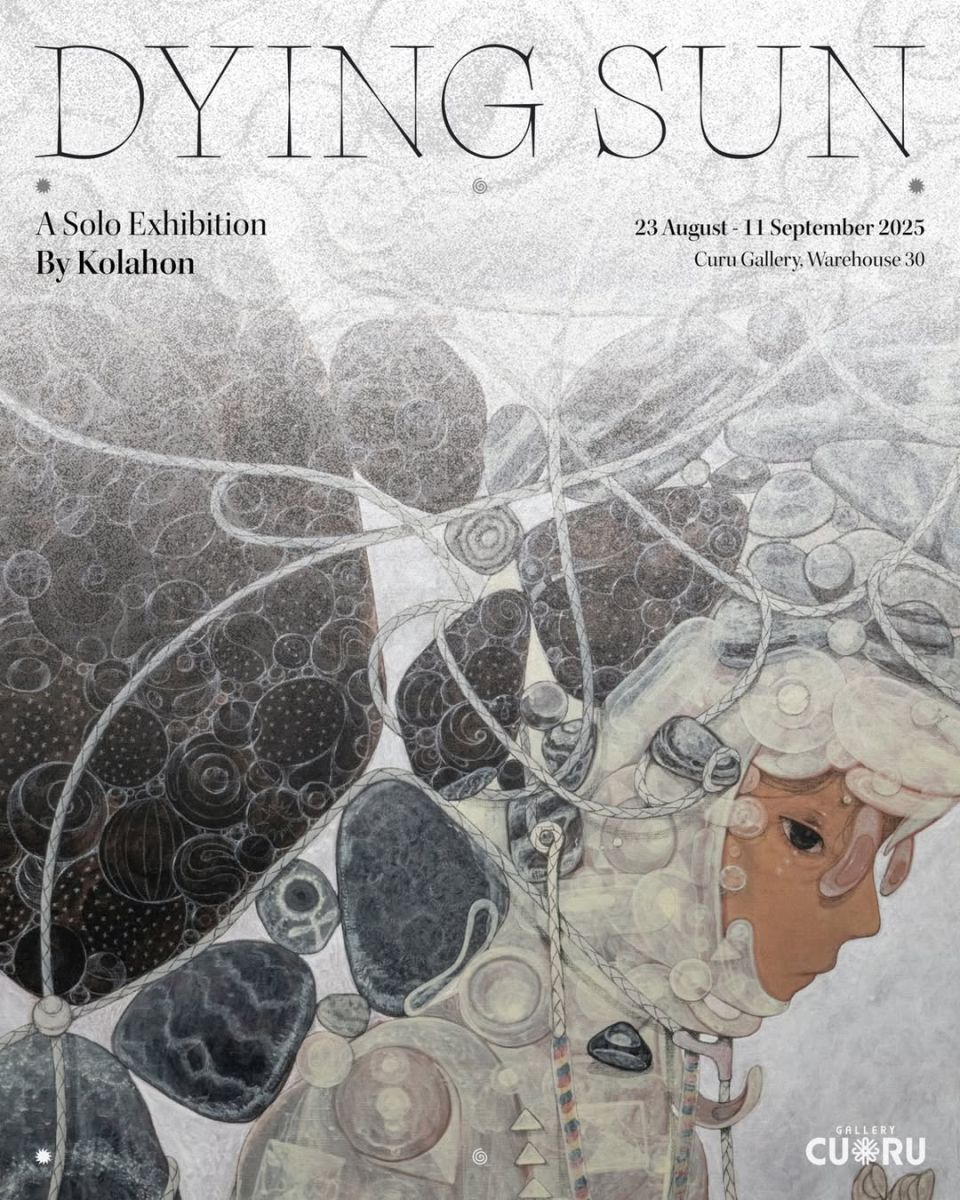 Dying Sun by Kolahon at CURU Gallery Bangkok