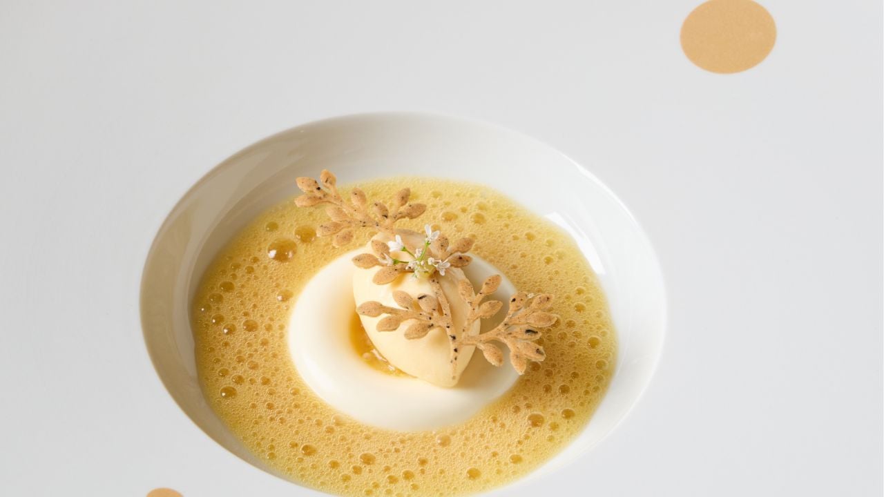 The tropical Pina Colada dessert