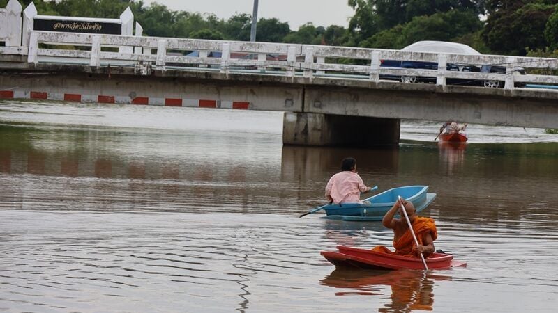 Überschwemmung des Chao Phraya-Staudamms überflutet Ayutthaya und vertreibt Tausende | Nachrichten von Thaiger