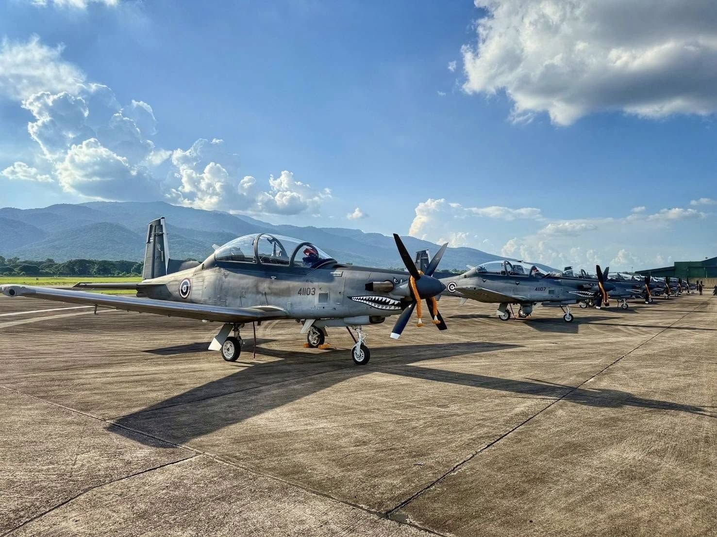 RTAF unveils new US-built AT-6TH attack jets in Chiang Mai | News by Thaiger