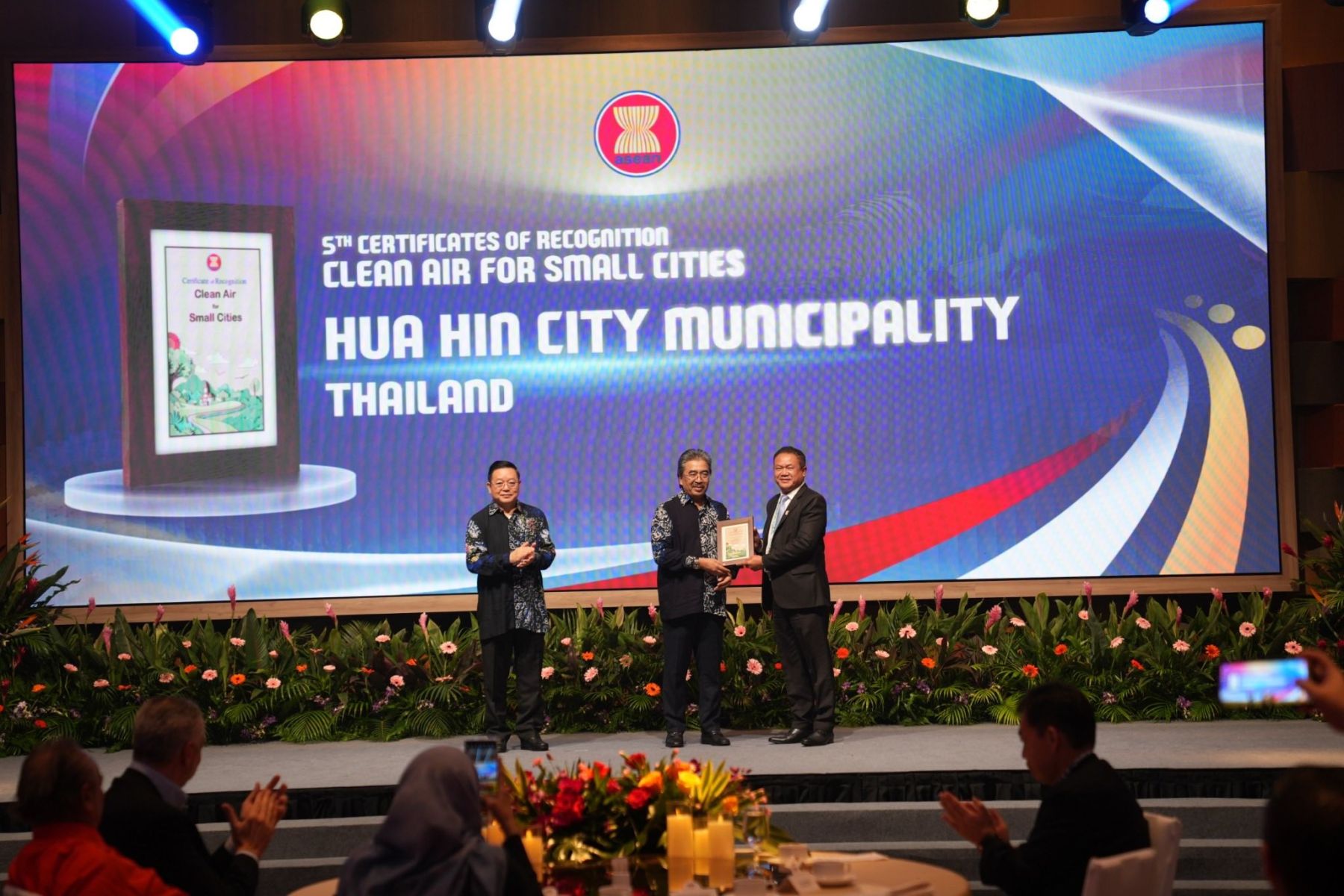 Hua Hin scoops clean air award at ASEAN environment summit | News by Thaiger