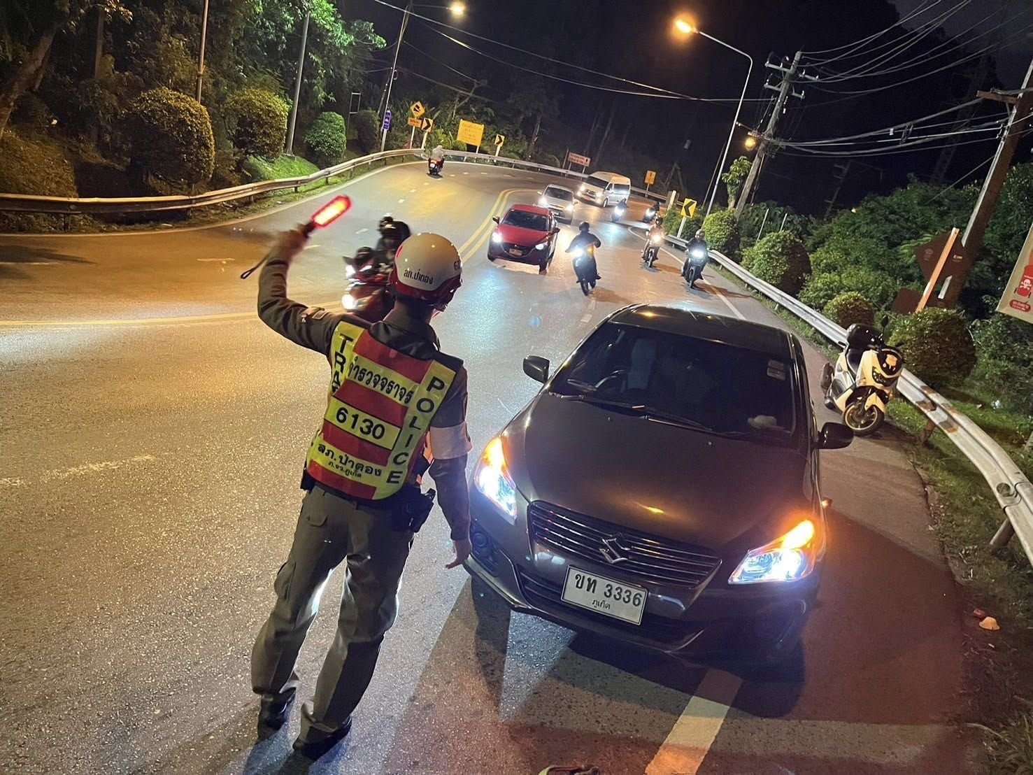 Patong cops save stranded driver who ran out of petrol | News by Thaiger