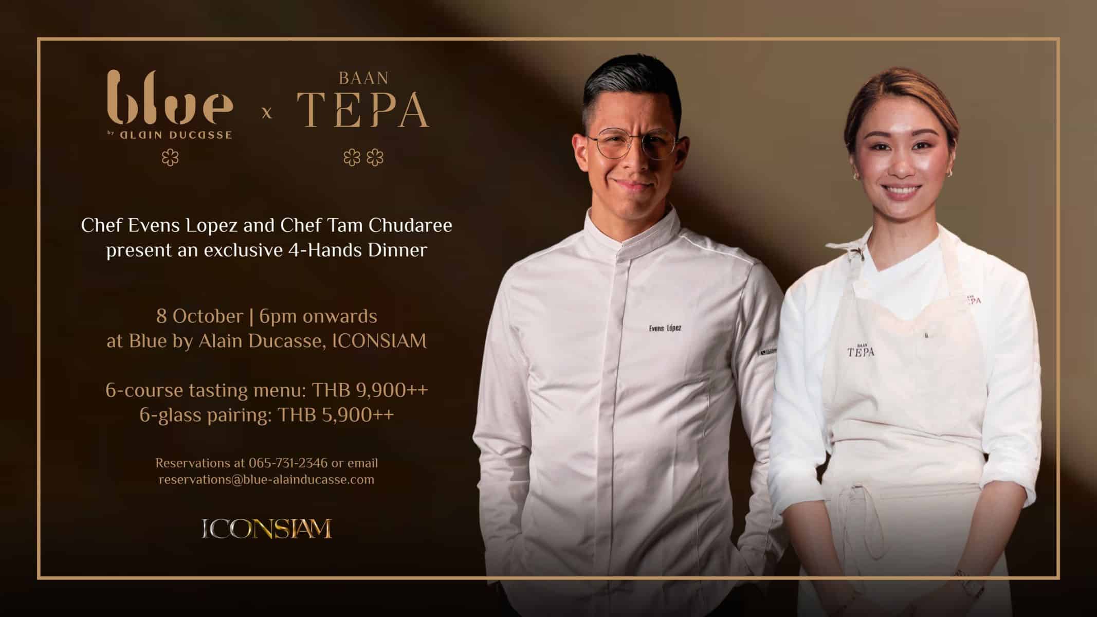 Blue by Alain Ducasse and Baan Tepa unite for a Michelin-class dinner | News by Thaiger