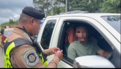 Pickup driver busted for fake tax sticker trick in Chumphon | News by Thaiger