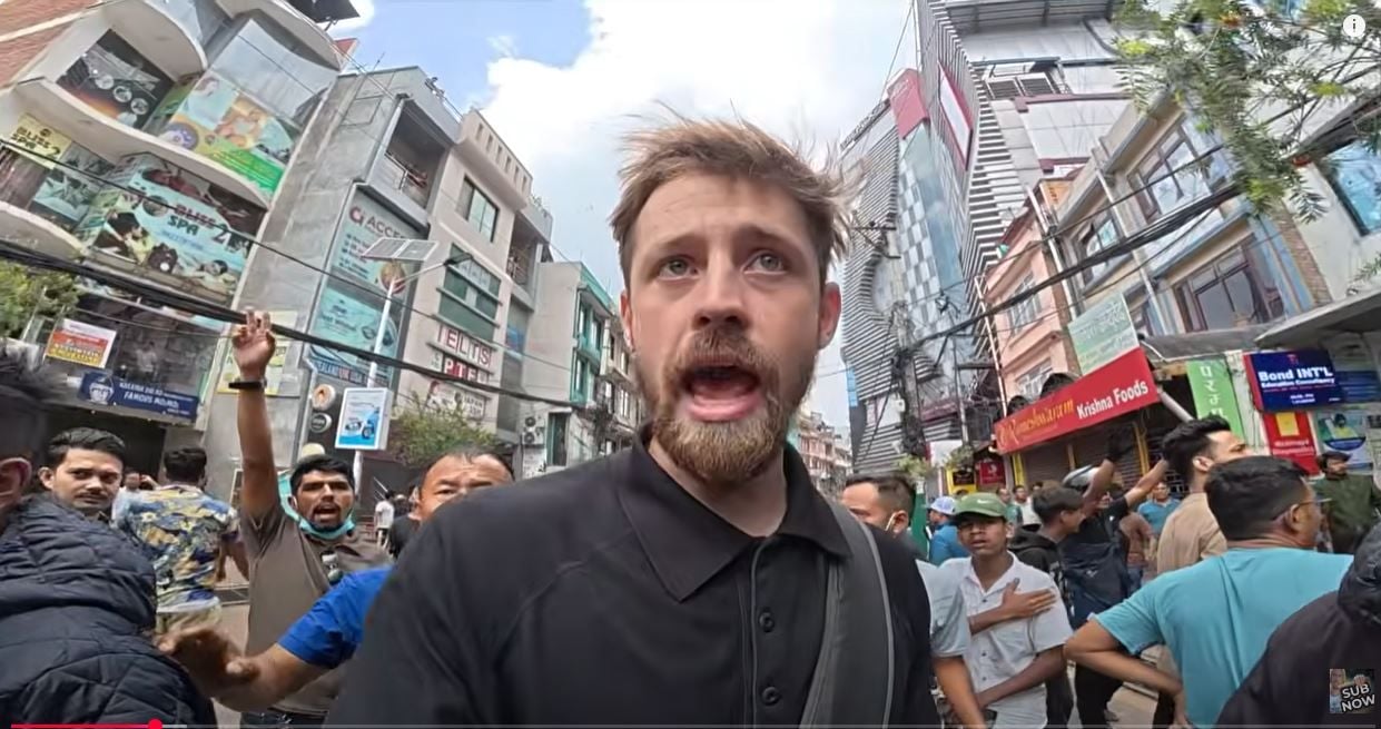 British YouTuber’s Thailand trip derailed by Nepal riot chaos (video) | News by Thaiger