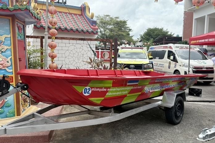China donates rescue boat to strengthen Phuket disaster aid | News by Thaiger