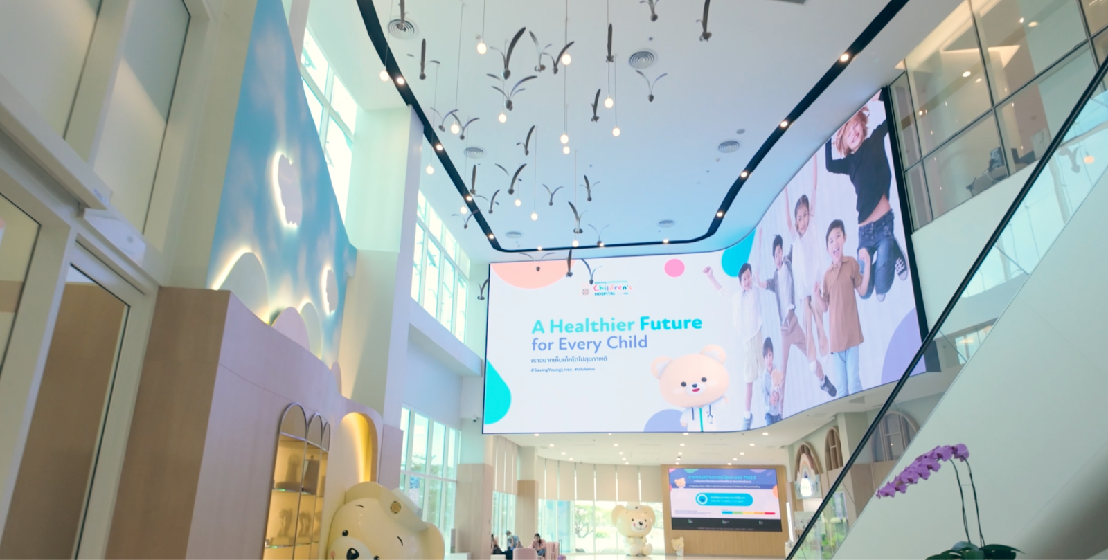 The interior of Samitivej International Children’s Hospital Bangkok
