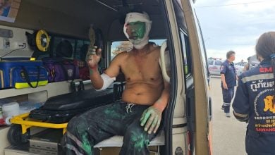 Chon Buri boat driver smears paint on rival, beats him with crowbar | Thaiger