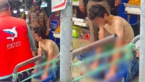 French man stabs himself with scissors at Hat Yai market | Thaiger