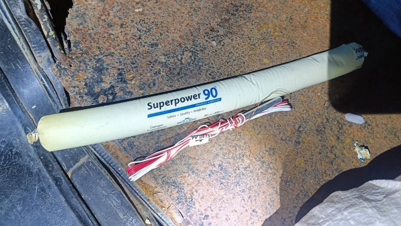 Police seized explosive devices from abandoned van near Thai-Myanmar border
