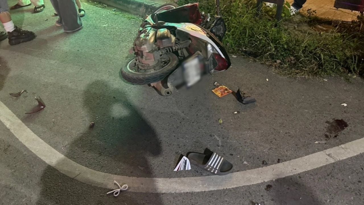 Swift karma: Thai thief crashes motorcycle while fleeing bag snatch | Thaiger