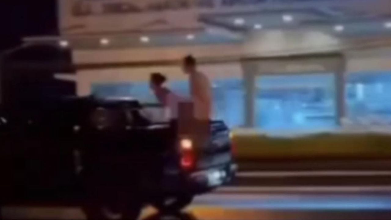 Russian man public sex on truck Phuket