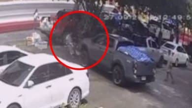 Pickup driver claims brake failure after crashing man twice in Chiang Rai temple | Thaiger