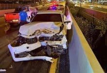 Drunk BMW driver drives against traffic and causes 10 car pile-up | Thaiger