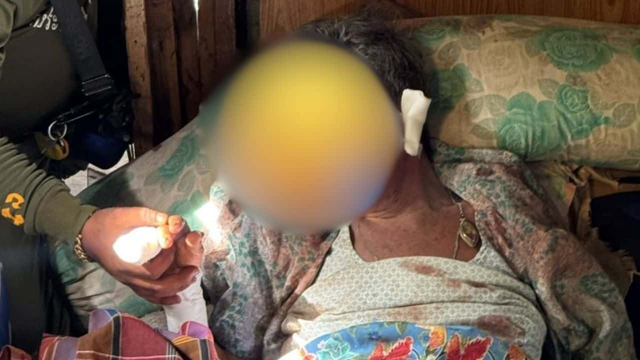 Old Thai woman assautled and nearly raped in Samut Prakan