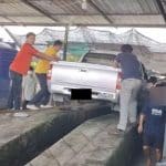 Pickup truck crushes Burmese worker in Chon Buri car care centre | Thaiger