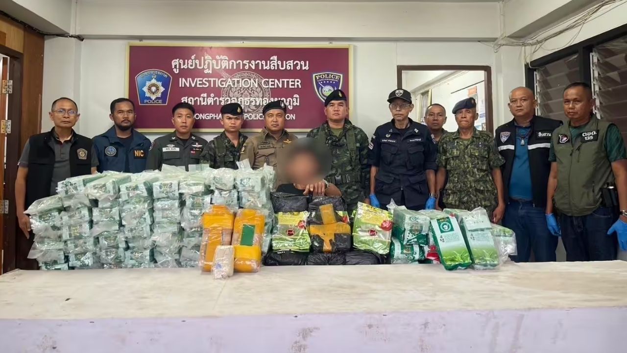 Drug bust Kanchanaburi
