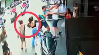 Thai woman loses bag while foreign boyfriend engages in fight on Pattaya road | Thaiger