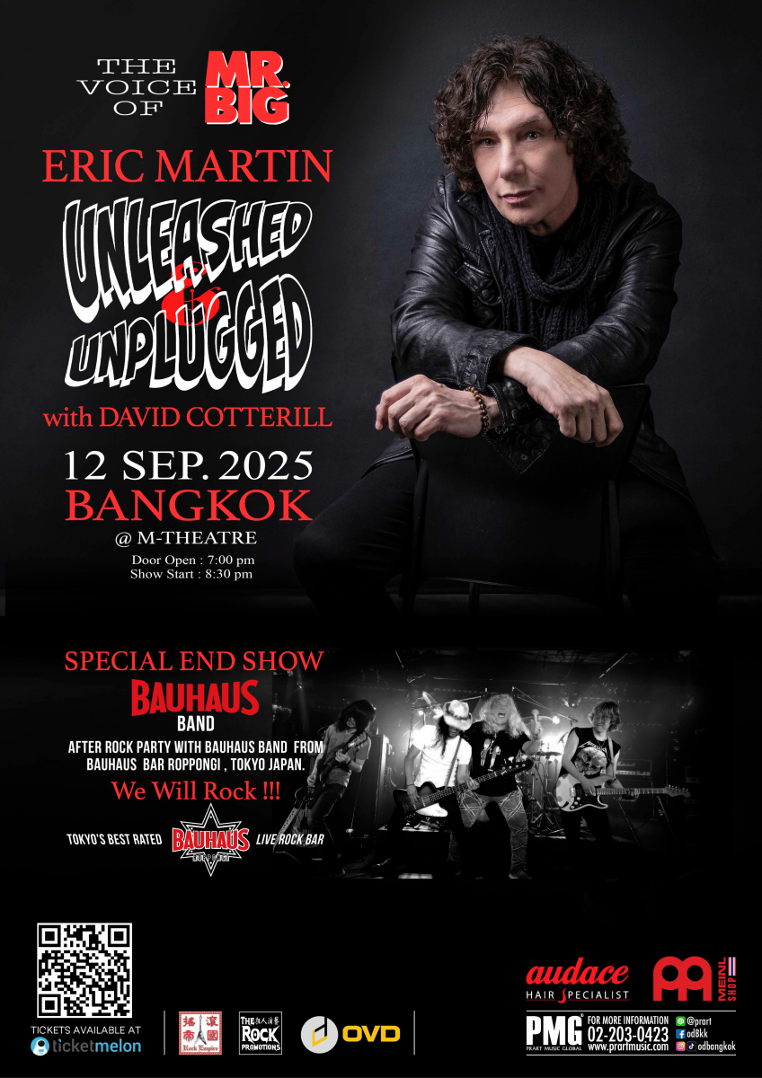 Eric Martin of Mr Big at M Theater Bangkok