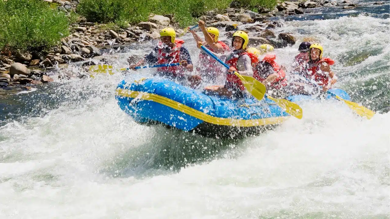 Whitewater rafting