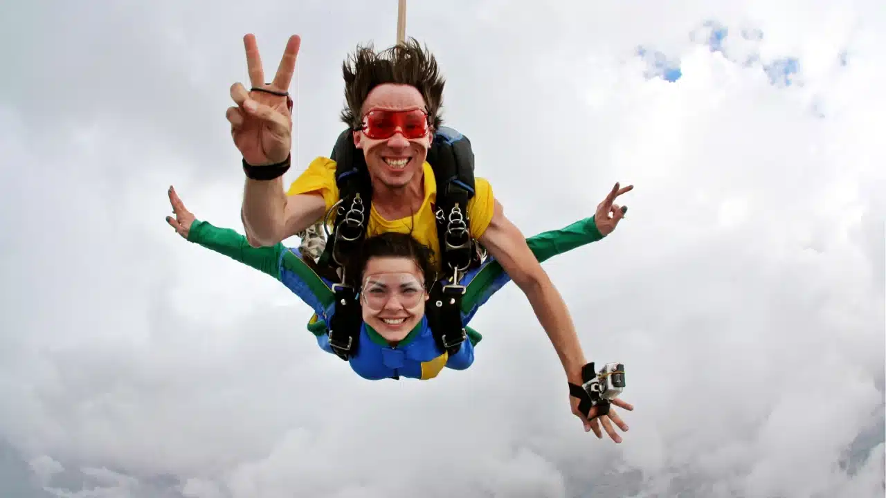 Skydiving and bungee jumping