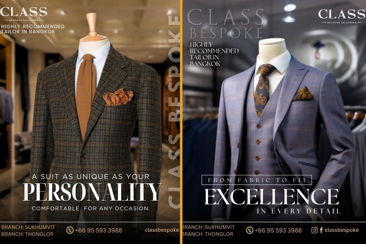 Finding the best tailor shop in Bangkok, why should you choose Class Bespoke Tailor? | News by Thaiger