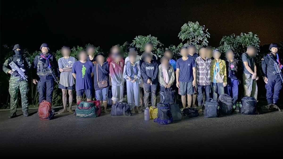 Military crackdown at Sa Kaeo border nabs 19 in trafficking bust | Thaiger
