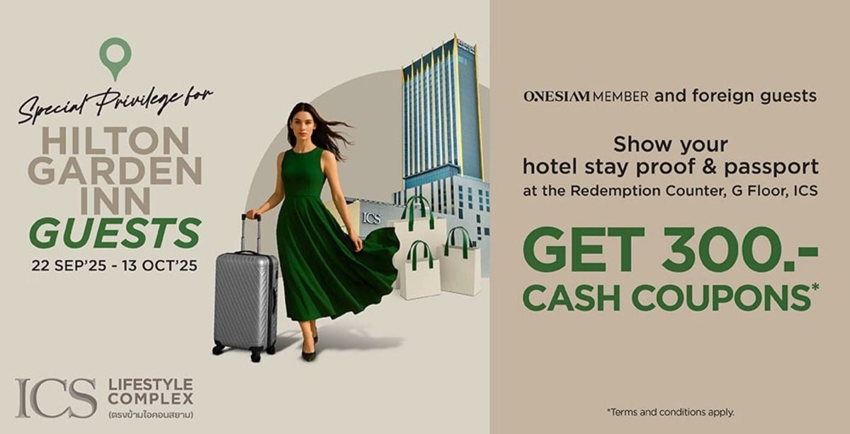 ICS Lifestyle Complex partners with Hilton Garden Inn Bangkok Riverside to offer exclusive privileges for valued guests | News by Thaiger