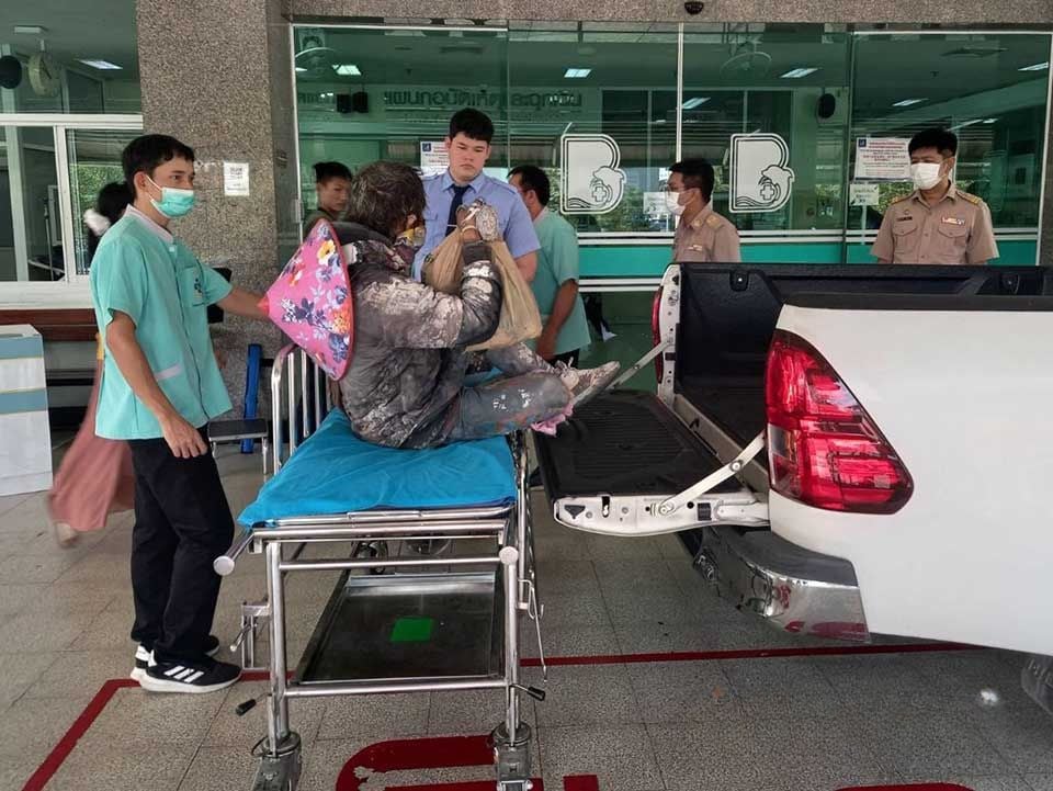 Pattaya street sweep sees homeless man given hospital care | News by Thaiger
