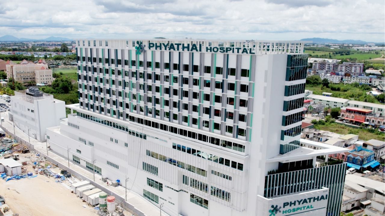 Eagle-eye view of the Phyathai Hospital