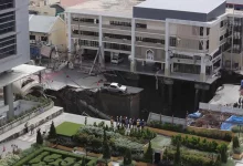 Bangkok sinkhole repairs on track for October 8 completion | Thaiger