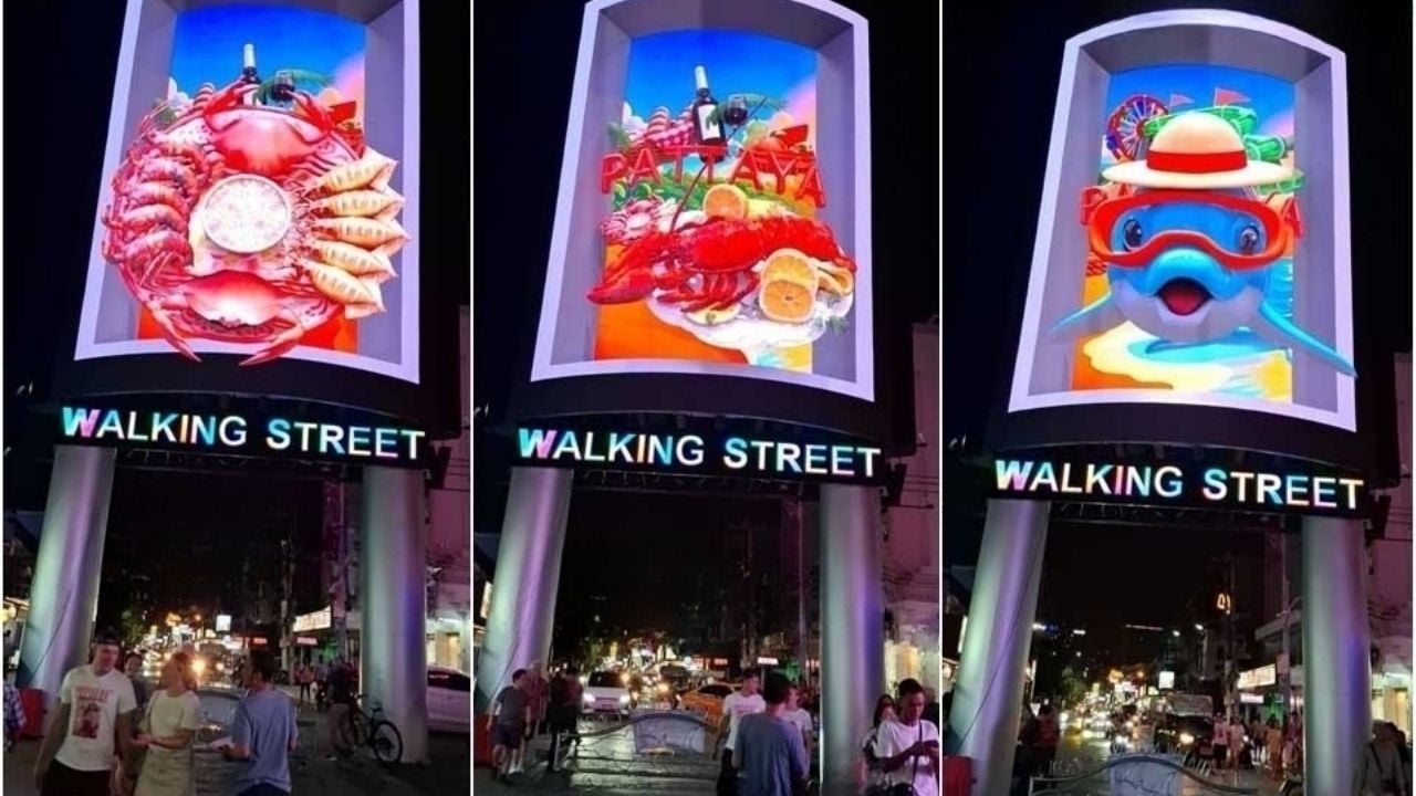 Pattaya’s Walking Street dazzles with LED, but not all impressed | Thaiger