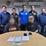 Pattaya cops arrest duo in call centre mule bank account scam | Thaiger