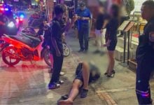 British tourist left bleeding after Pattaya bust-up with pal | Thaiger