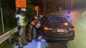 Patong cops save stranded driver who ran out of petrol | Thaiger
