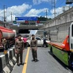 Phuket underpass chaos as 15-car crash halts traffic | Thaiger
