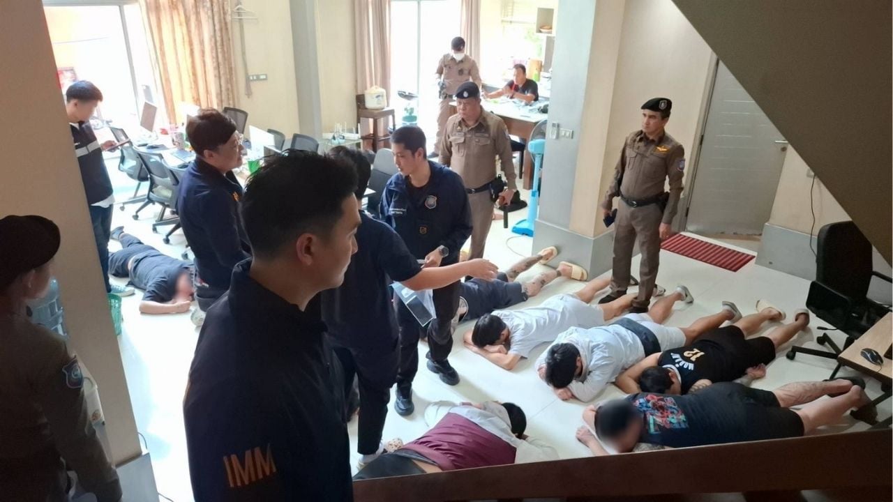 Korean scam gang in Pattaya busted for 478 million baht fraud haul | Thaiger