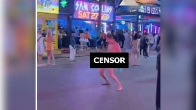 Naked tourist dances on Soi Bangla, sparks online backlash | Thaiger