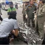Man on fire: Bangkok commuters left stunned as horror unfolds | Thaiger